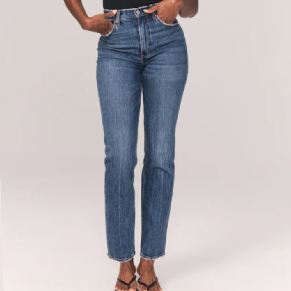 Abercrombie Curve Love High Rise Skinny Jeans